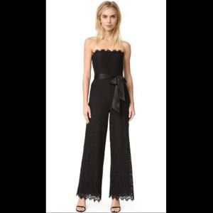 Rachel Zoe Strapless Lace Jumpsuit Size XS
